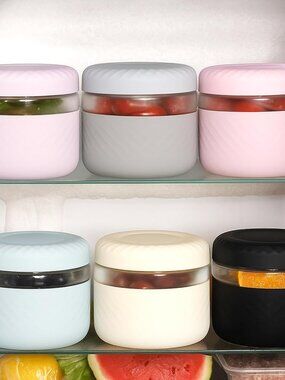 Microwave & Dishwasher Safe, Airtight Meal Prep & Food Storage Jar for Lunch